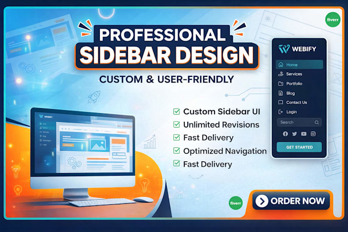 design interactive dynamic navigation sidebar