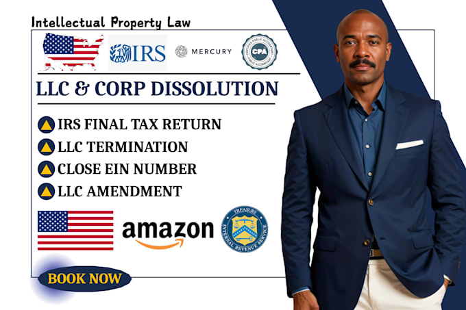 dissolve US llc or corporation with the state and close ein