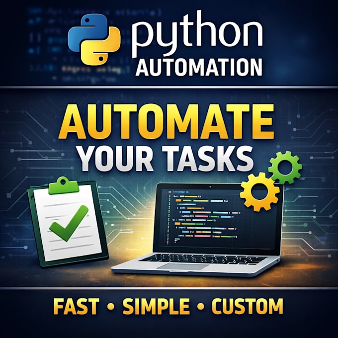 write a custom python script to automate any repetitive task