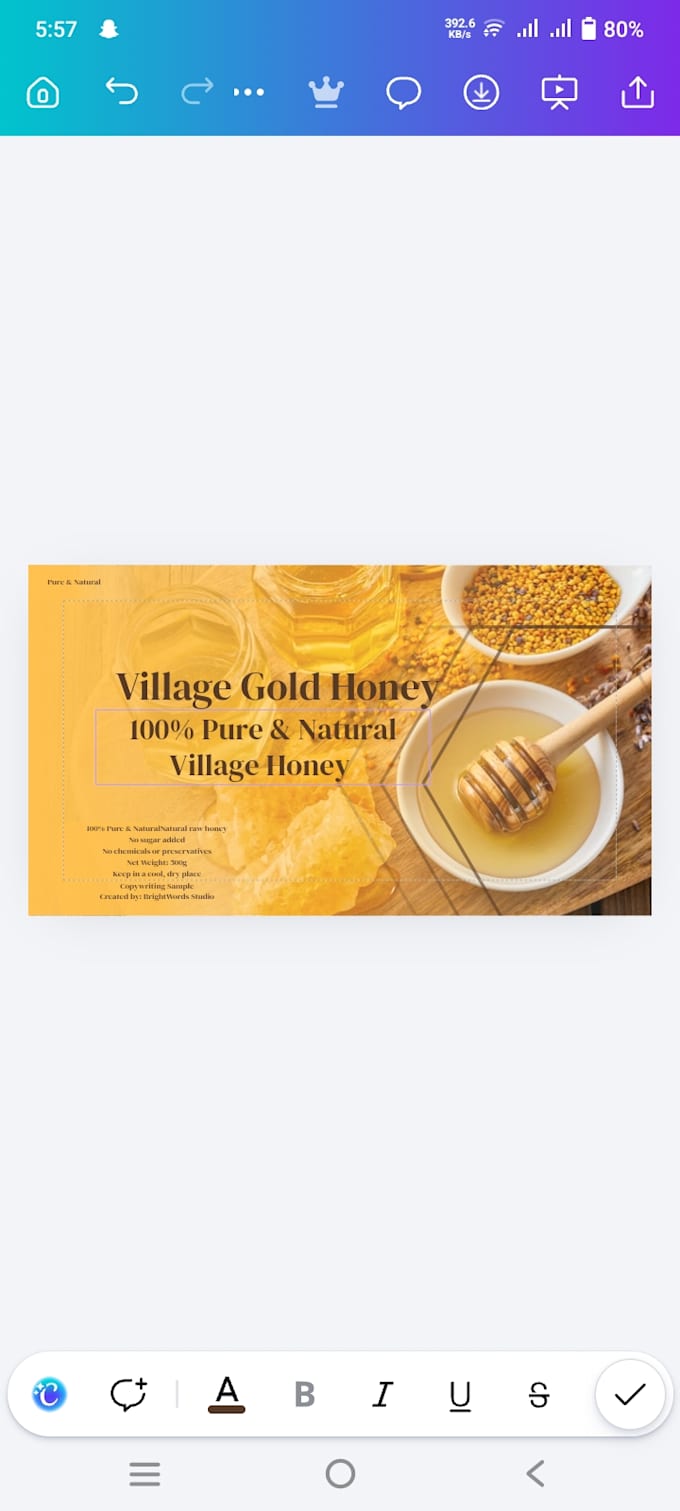 write creative products  descriptions