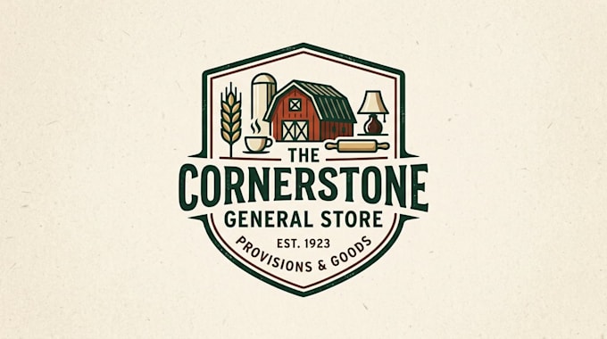 design a professional and versatile general store logo