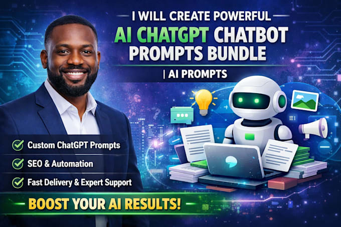 create custom ai and chatgpt prompts as a professional prompt engineering
