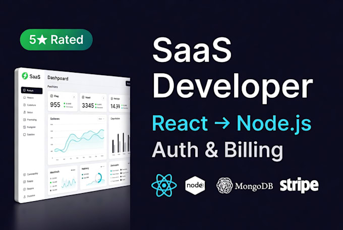 build your saas web application with react node js auth and billing