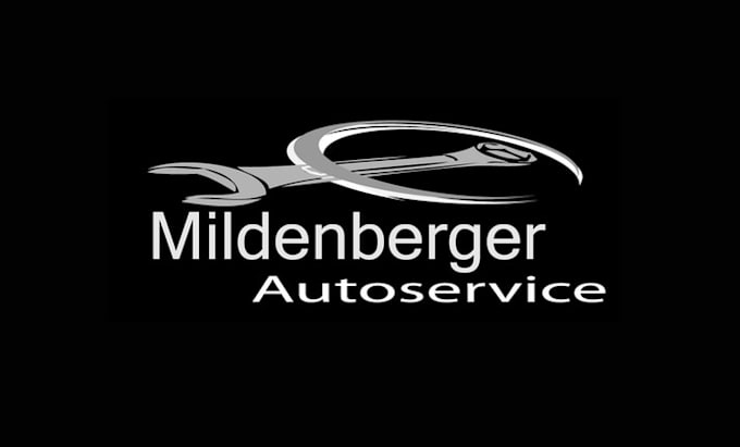 design auto mechanic service business logo
