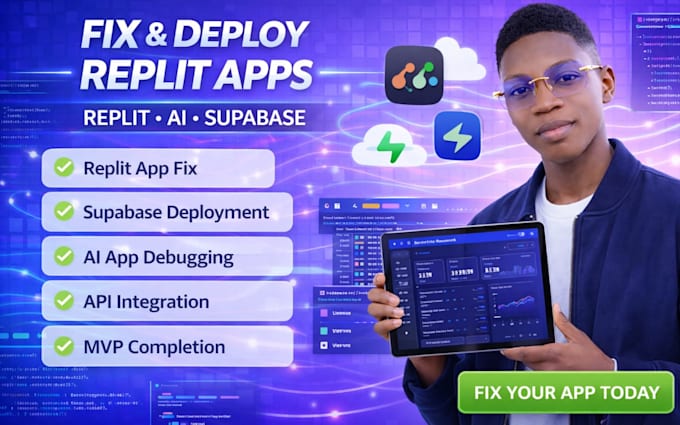 fix replit web replit ai replit app, supabase deployment, replit integration