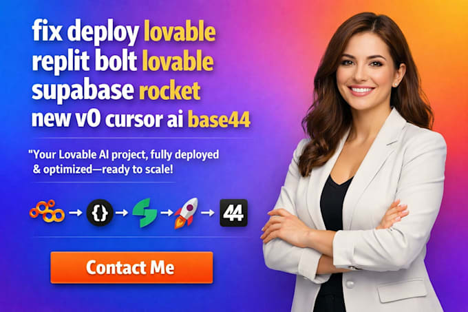 fix deploy lovable replit bolt lovable supabase rocket new v0 cursor ai base44