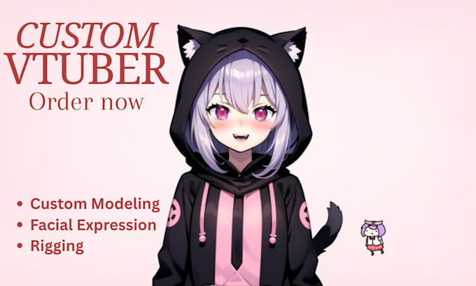 vtuber model live2d vtuber rigging anime avatar design live2d model rigging