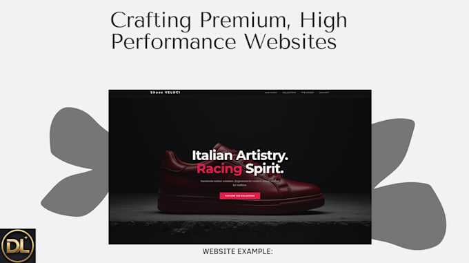 build a high performance react website with tailwind CSS