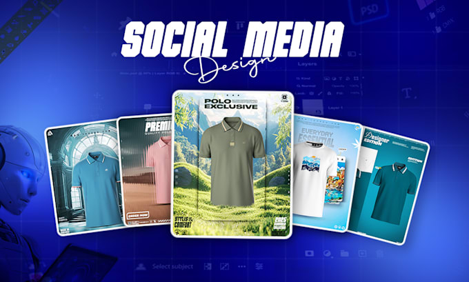 design professional social media posts and brand graphics