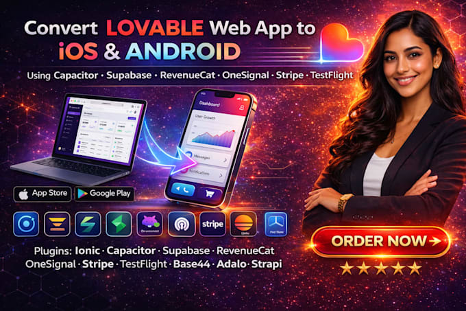 codex lovable ai web app to native ios android app claude capacitor app publish