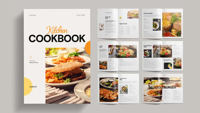 Write your cookbook, cookbook design, recipe book, and cookbook ...