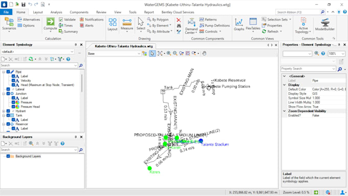 do your hydraulic modelling tasks using watergems and epanet