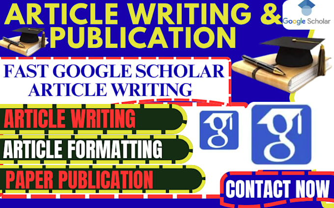 write and publish research articles in google scholar, scopus indexed journals
