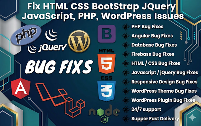 debug and fix your website errors
