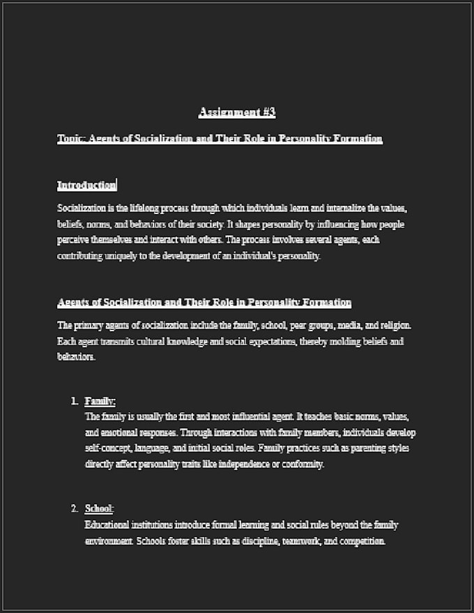 ms word typing, formatting and document editing