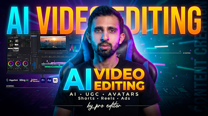 do ai video editing and ai avatar videos and ai ads