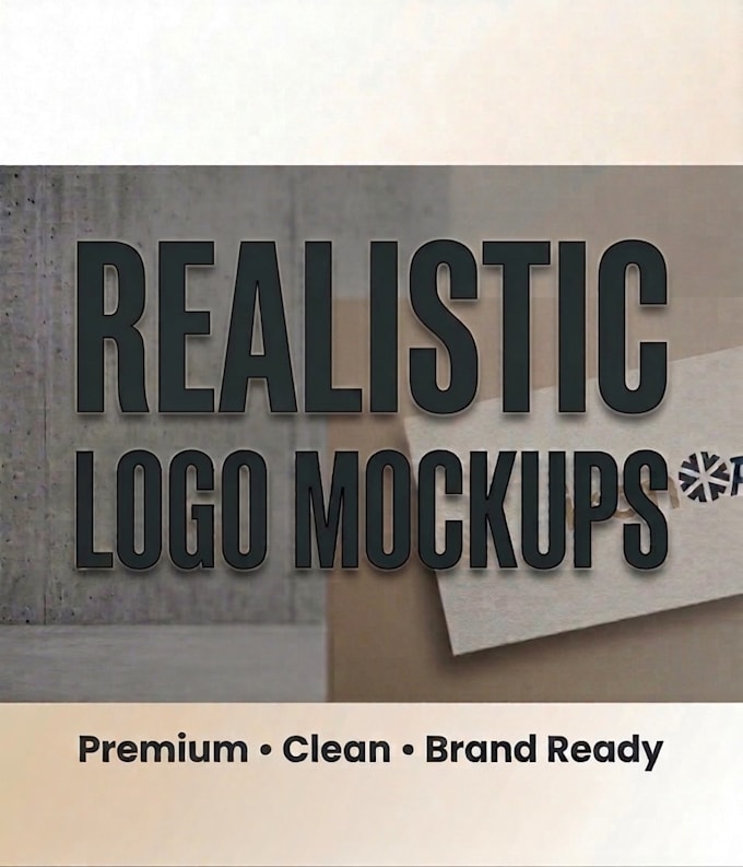 create realistic premium logo mockups and brand presentation