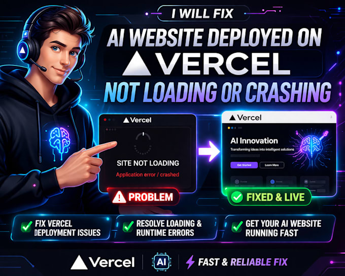 Fix ai website deployed on vercel not loading or crashing by ...