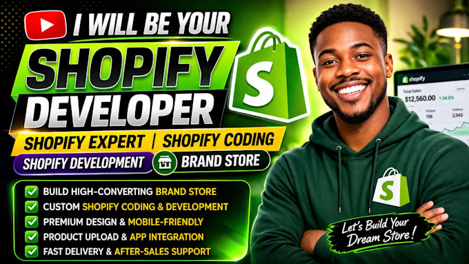 be your shopify expert and shopify developer brand store