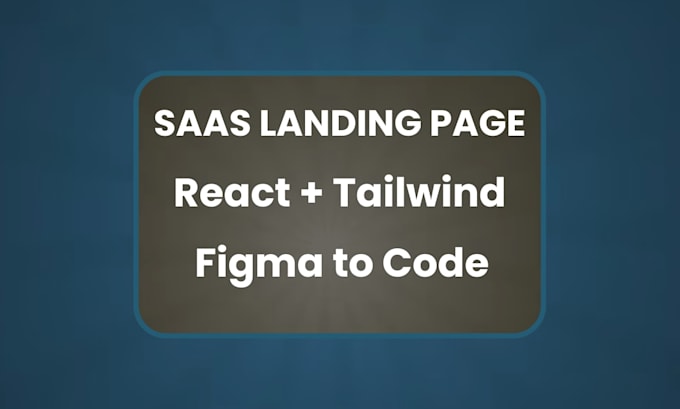 Construir uma landing page moderna de saas usando react e tailwind css