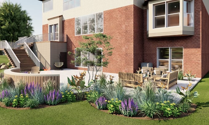 show you 3d yard renderings