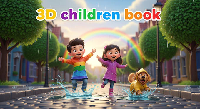 do 3d children book illustration