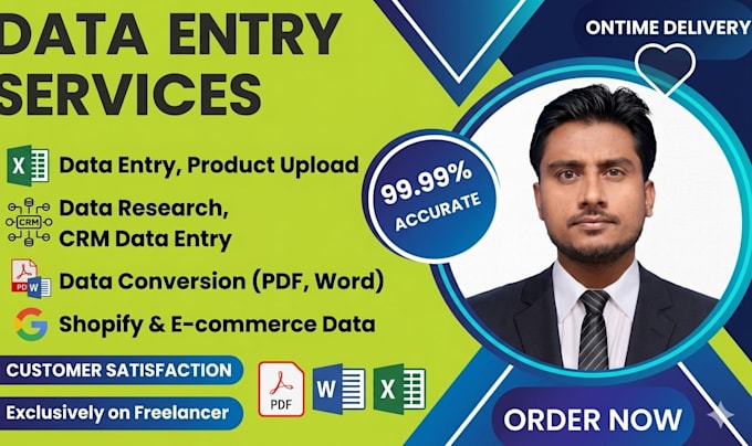 do data entry, copy paste, web research and excel work