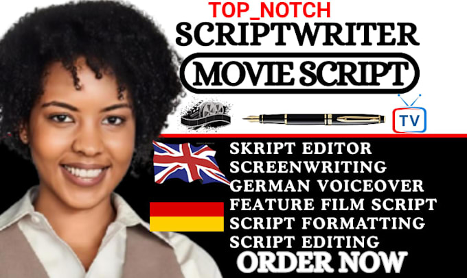 proofread format and edit screenplay feature film script youtube tv script