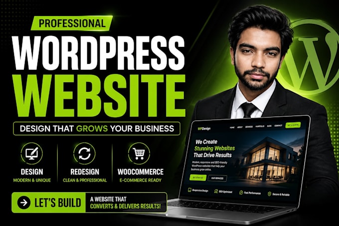 do wordpress website design, website development, and redesign wordpress