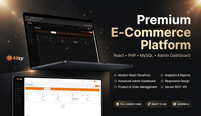 build a premium, modern admin dashboard with dark mode