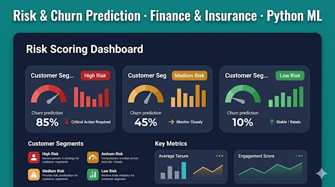 build a churn prediction model for finance or insurance