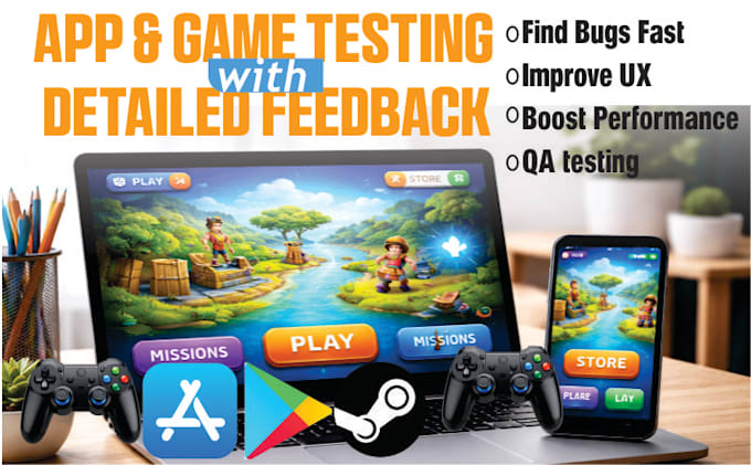 game testing play test mobile game tester game review android
