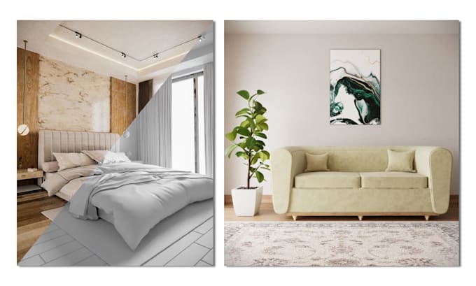 create realistic interior render