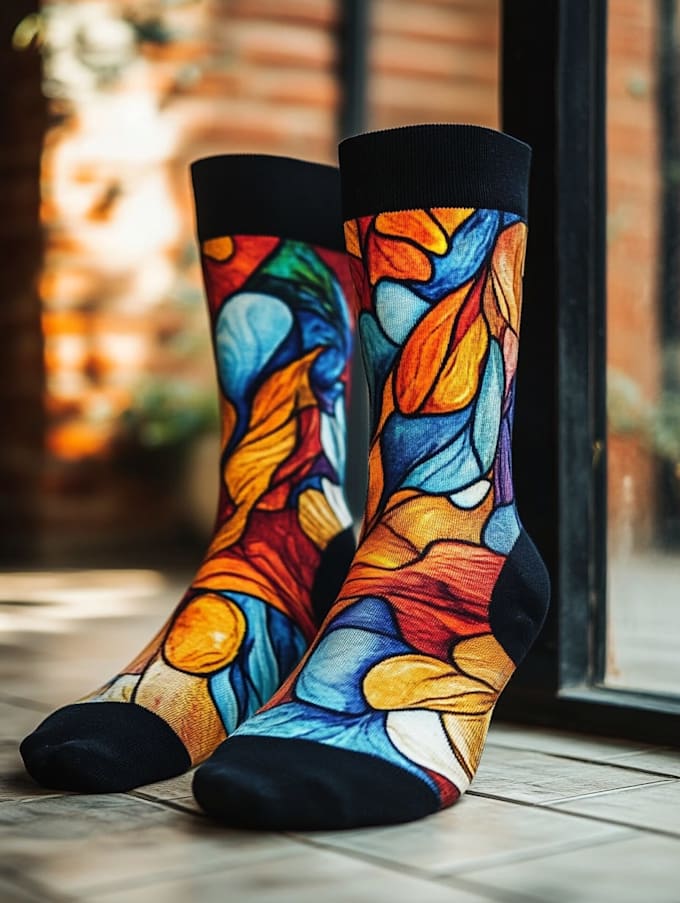 design custom and unique socks design