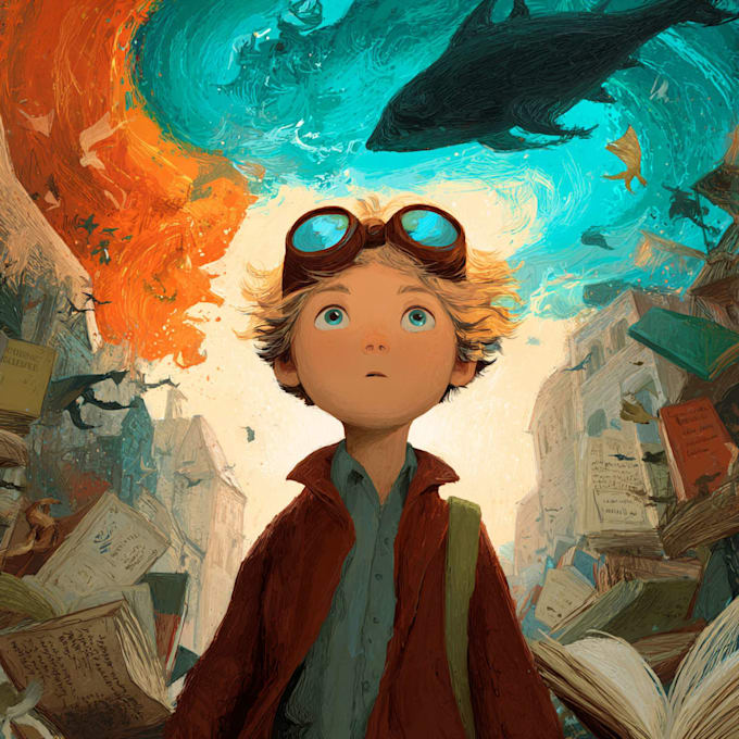 create amazing children book illustrations