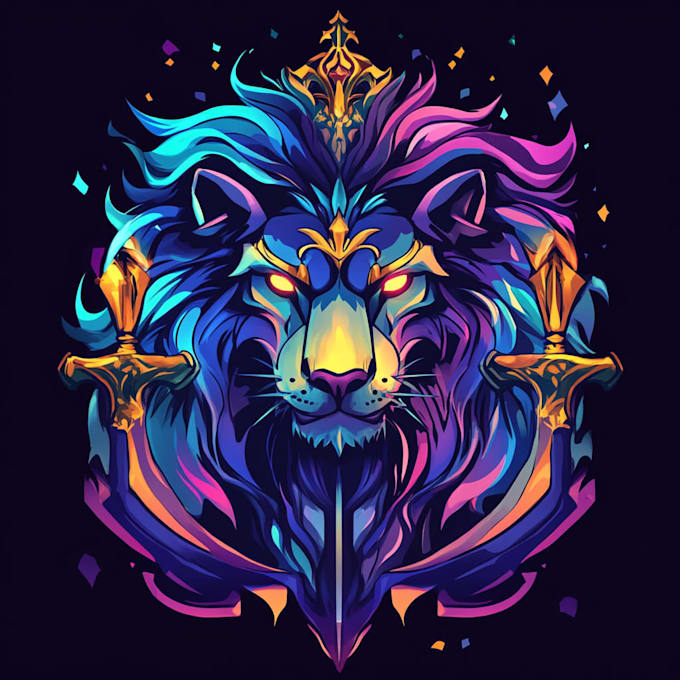 do a fantasy game logo