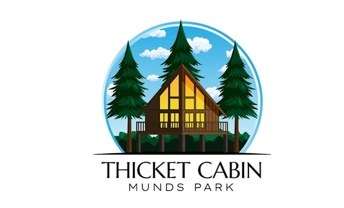 design monogram custom thicket cabin logo