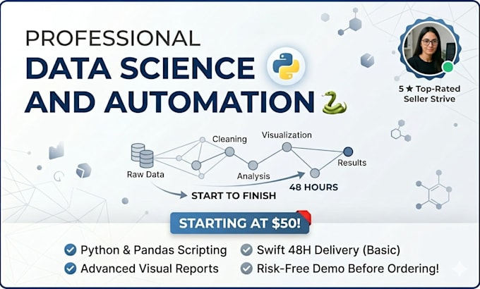 do advanced data science and python automation