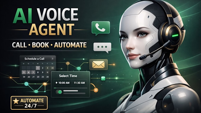 build ai voice agent for booking calling and workflow automation