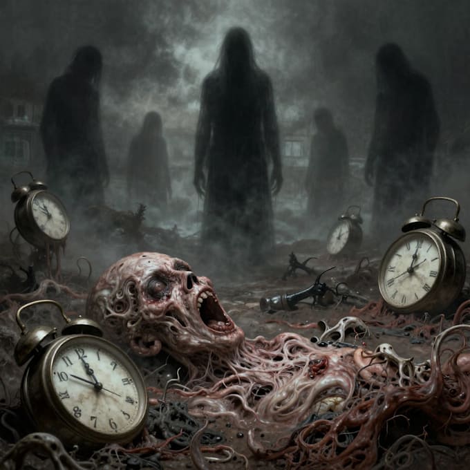 draw surreal horror art