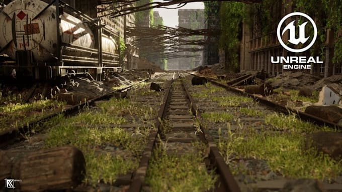 design a 3d environment and level in unreal engine 5