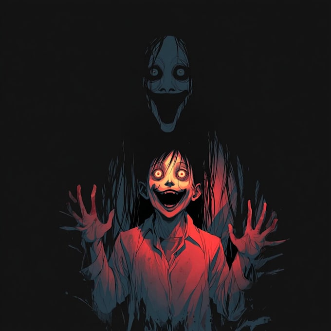 make a dark horror and fantasy horror character