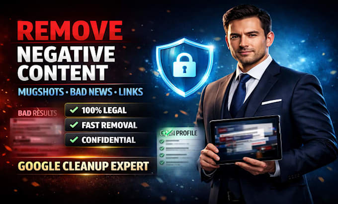 permanently remove mugshots defamatory articles cases news negative links google
