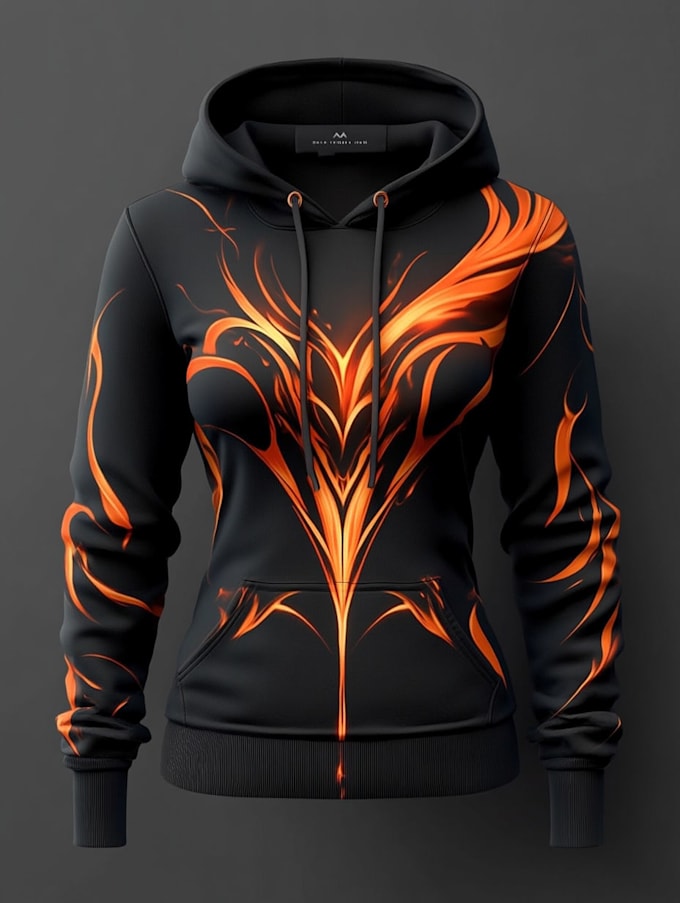 do custom sweatshirt hoodie design by logo or pattern
