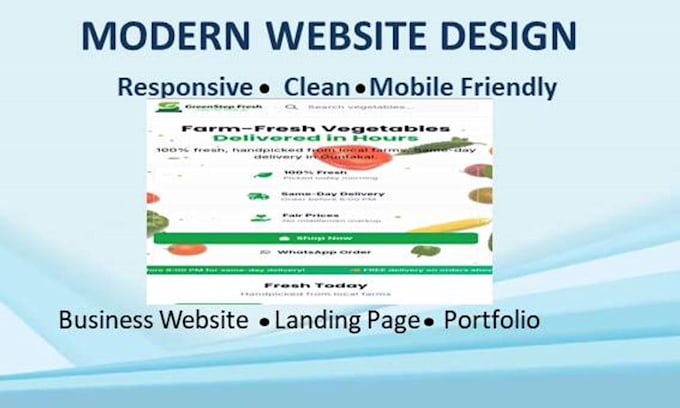 create a simple responsive website