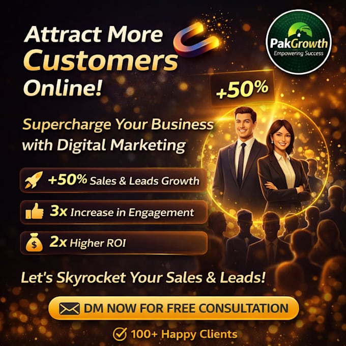 do professional digital marekting and grow your buisness