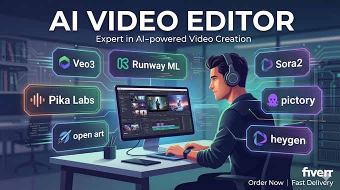 create ai video using veo3, kling, sora2, seedance, runway, heygen