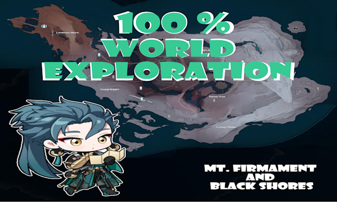 100 percent your wuthering waves map mt firmament and black shores only