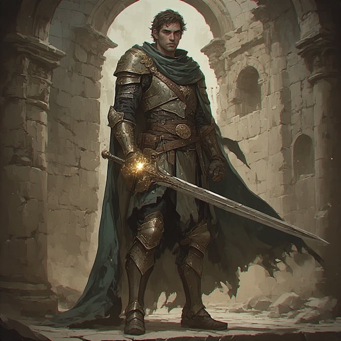 make dnd art character, creature, game art, sheet, fantasy