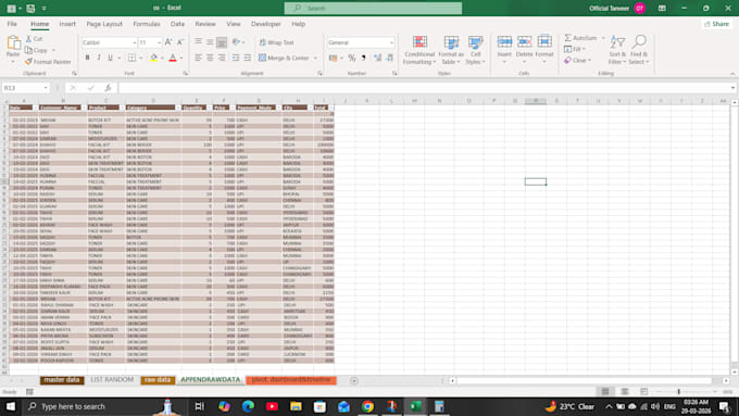do data cleaning using excel and power query